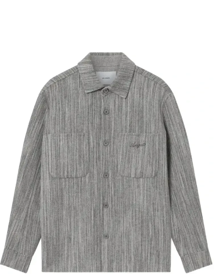 Striped Shirt Jacket