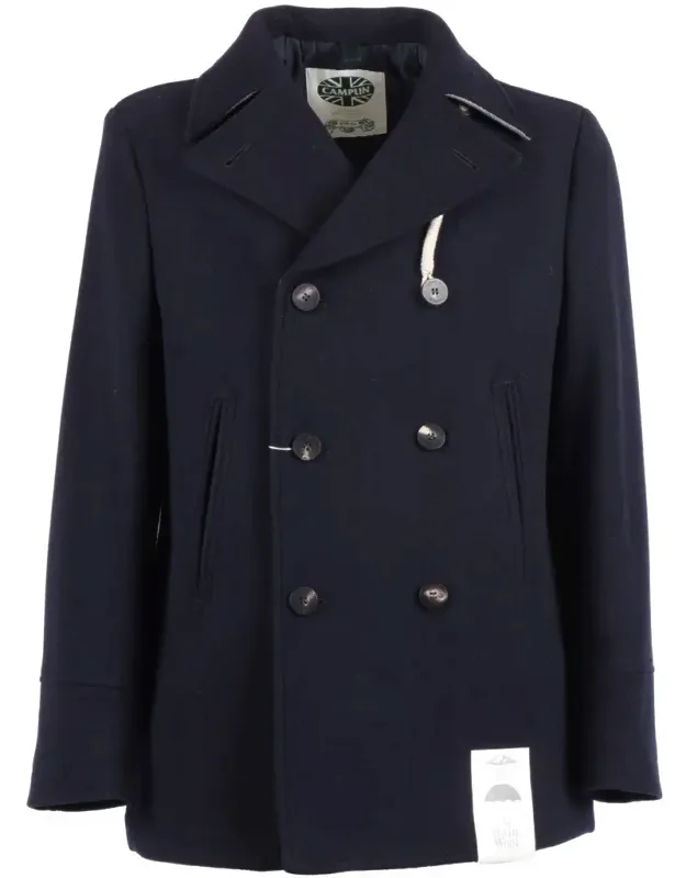 Island - Double-breasted Wool Coat