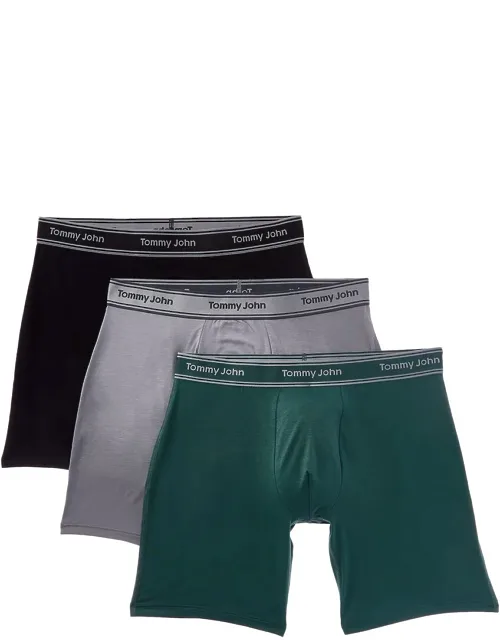 Set Of 3 Essential Luxe Bamboo Boxer Briefs