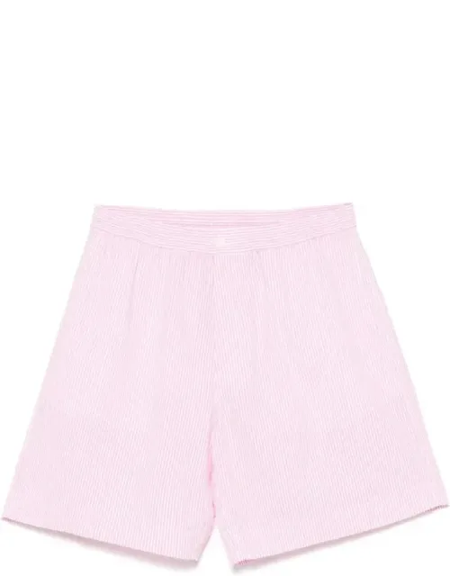 Casual Shorts With Concealed Fly And Functional Pockets