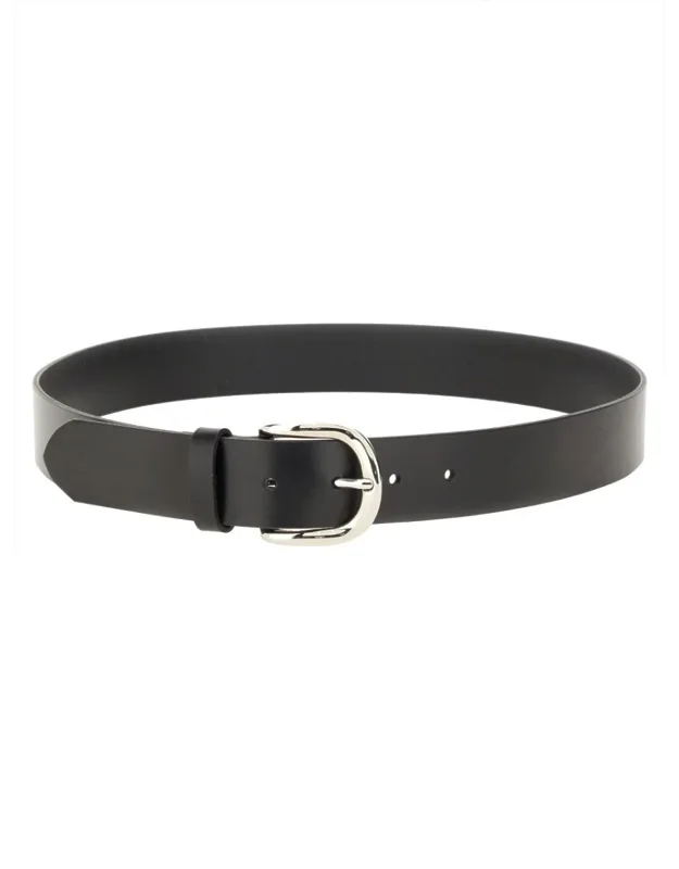 Minimalist Smooth Finish Leather Belt