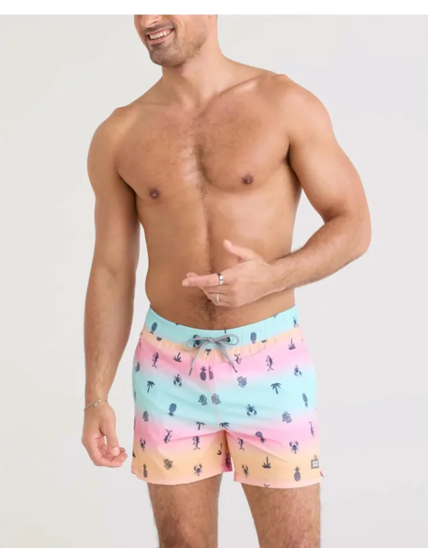 Summer Ombre Swim Trunks