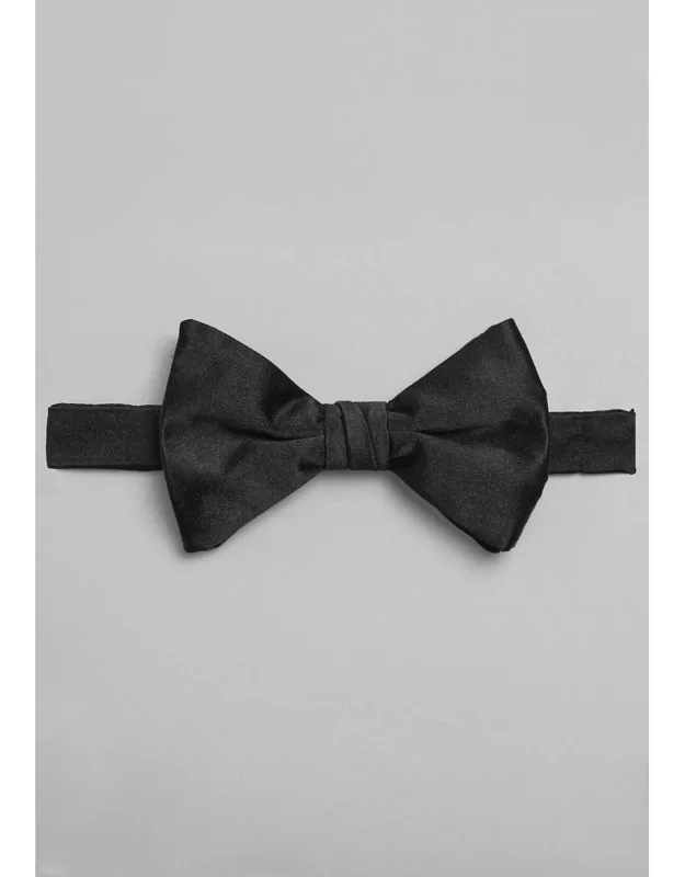 Double-color Contrast Back Pre-tied Bow Tie
