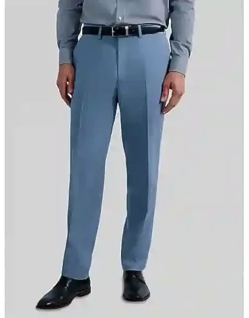 Premium Comfort Slim Fit Flat Front Dress Pants