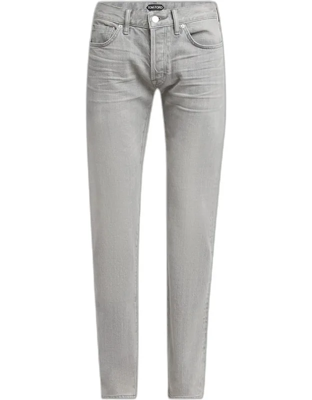 Light Wash Selvedge Straight Fit Jeans