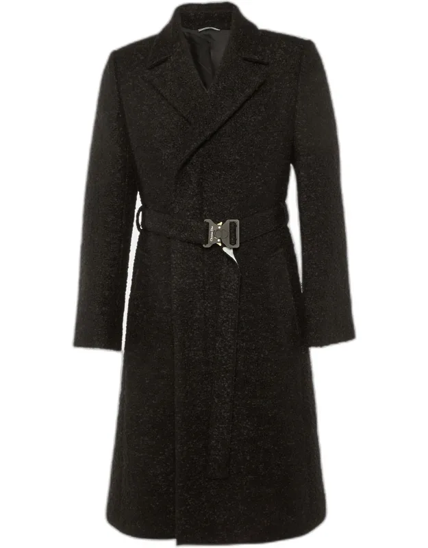 Wool & Mohair Double Breasted Coat