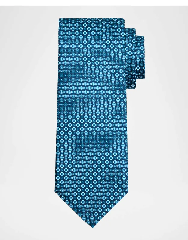 Connected Geometric Silk Tie