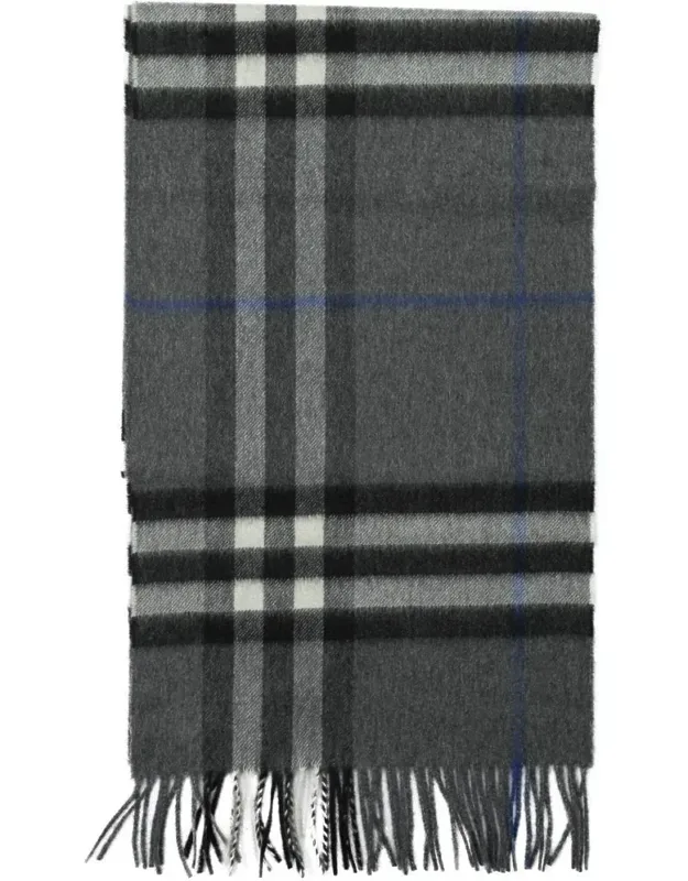 "check Scarf - Cashmere, Rectangular"
