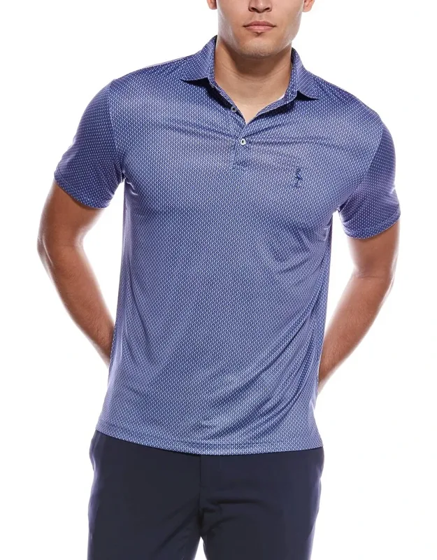 Diamond Mosaic Performance Polo Shirt