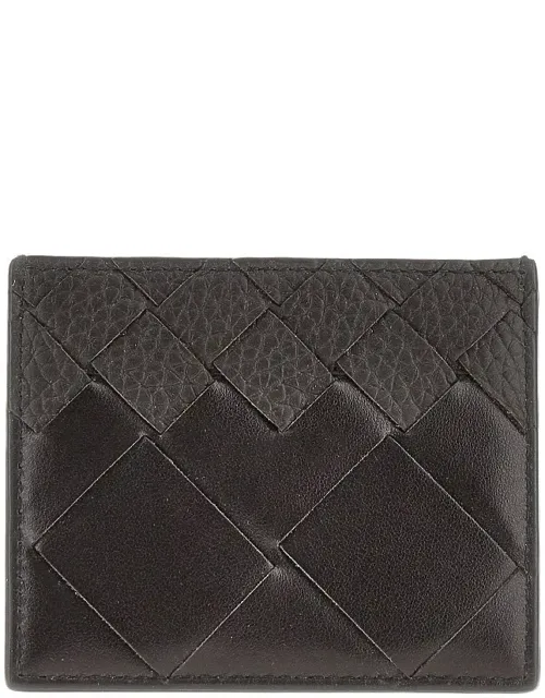 Dégradé Intrecciato Leather Cardholder