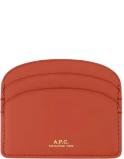 Demi Lune Card Holder - Leather