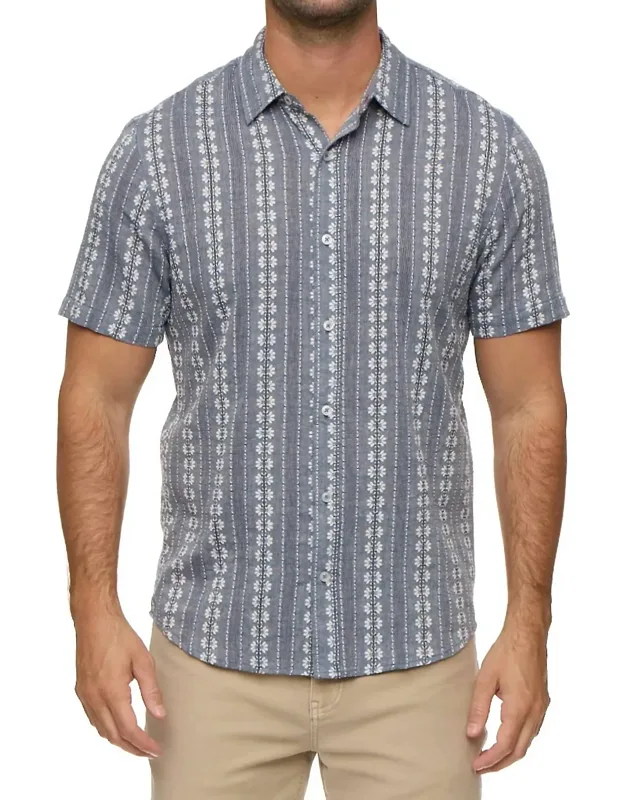 Textured Stripe Shirt