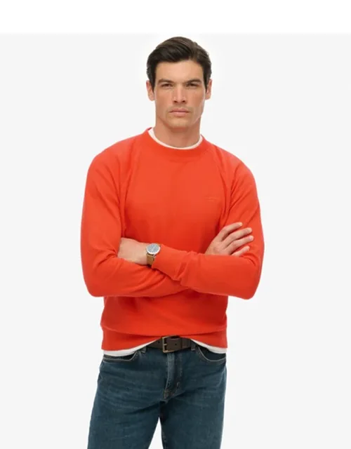 Essential Logo Raglan Crew Sweatshirt