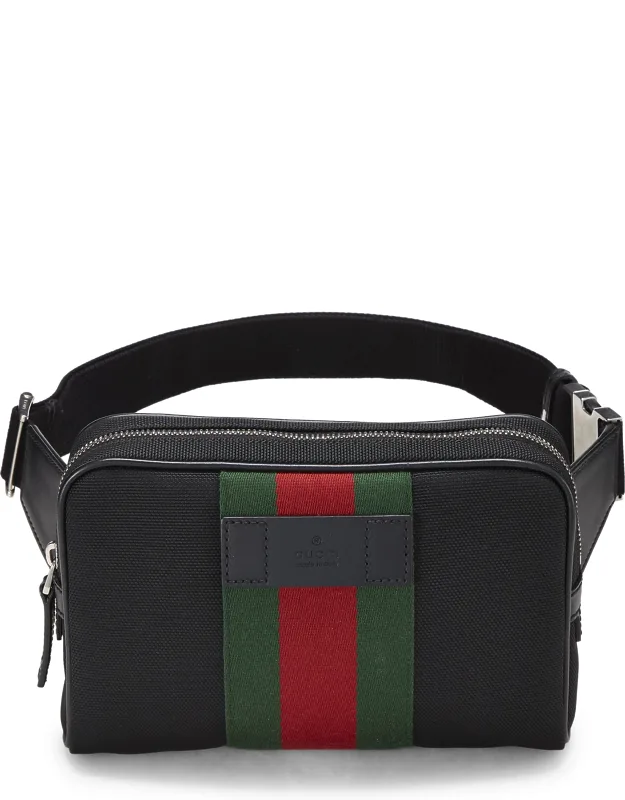Techno Canvas Web Belt Bag
