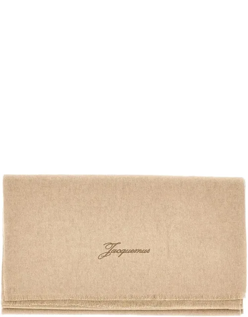 Tailleur Scarf With Logo Embroidery