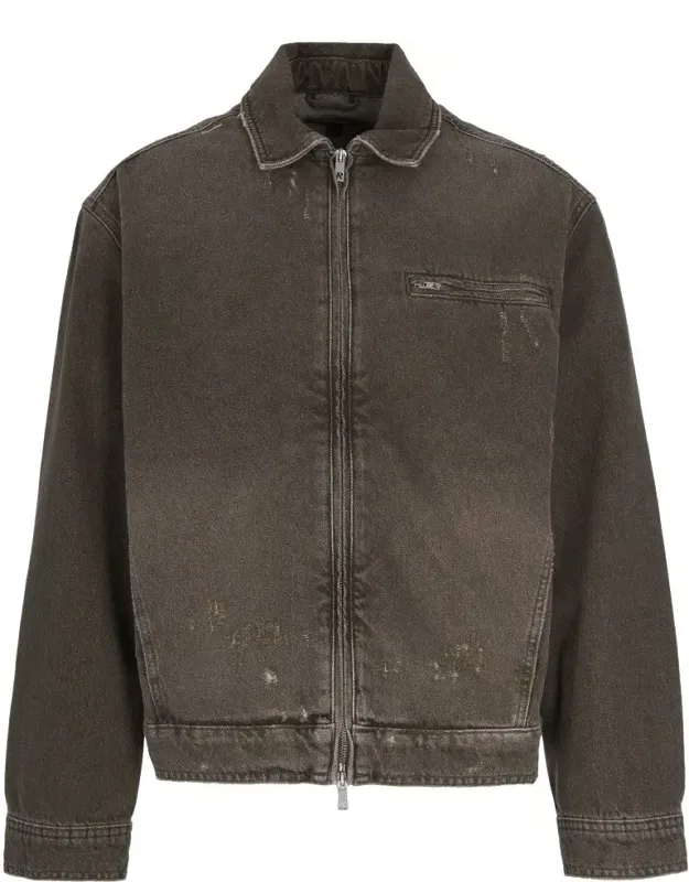 Washed Cotton Denim Jacket