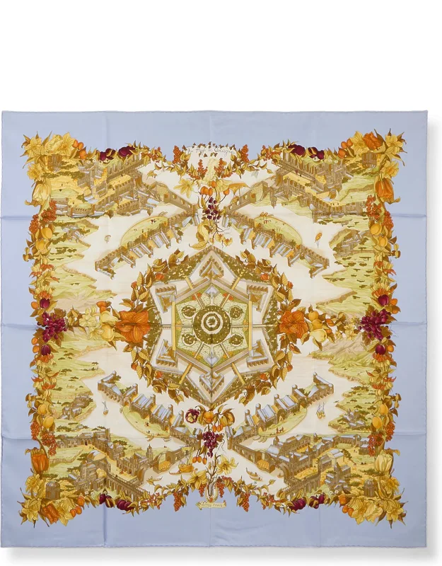 'au Pays De Cocagne' Silk Scarf