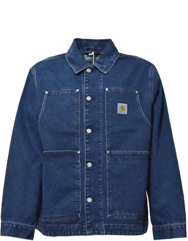 Boxy Single-breasted Denim Jacket