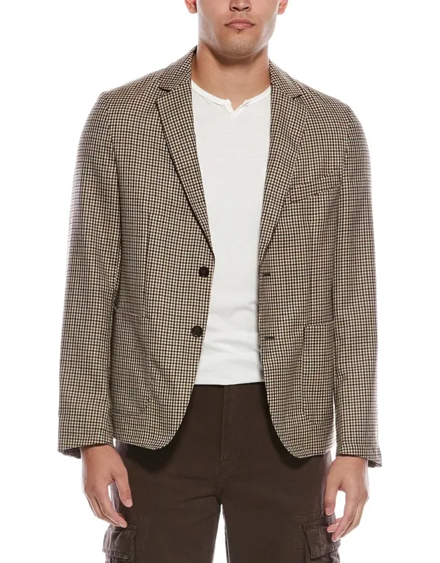 New Light Check Wool Blazer