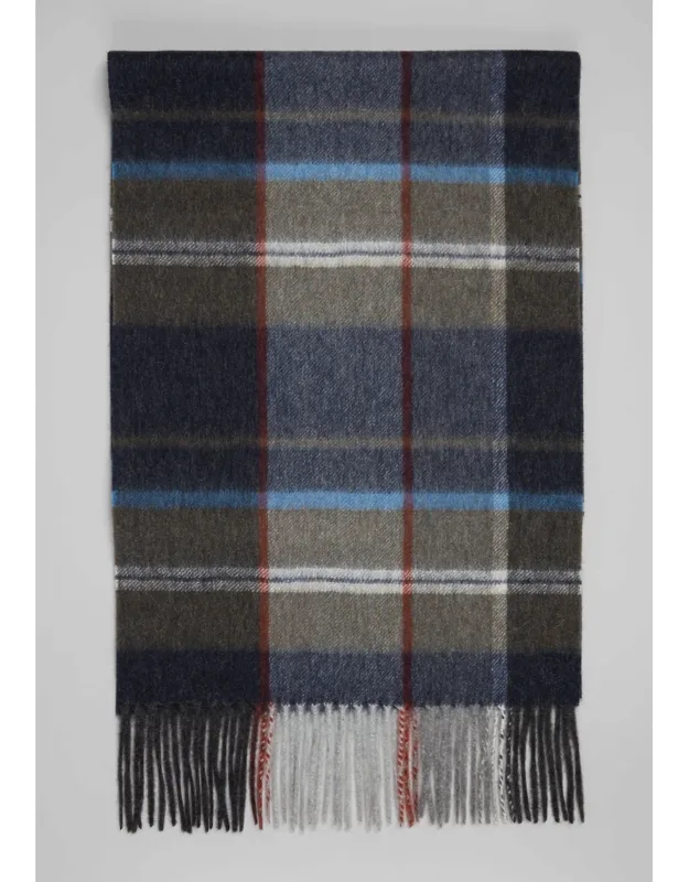 Exploded Plaid Cashmere Scarf