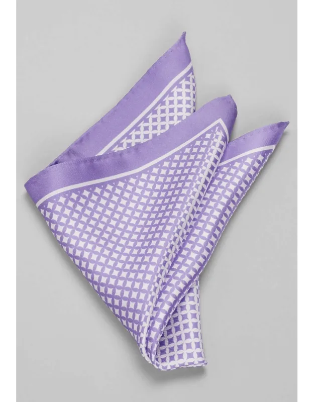 Geo 4-print Pocket Square