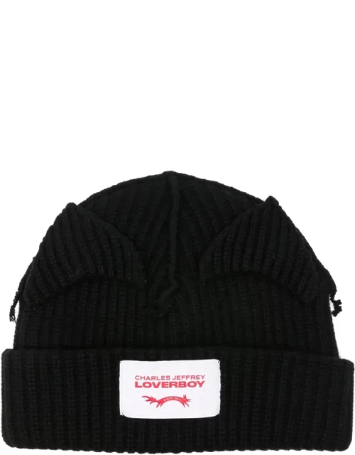 Ribbed-knit Beanie