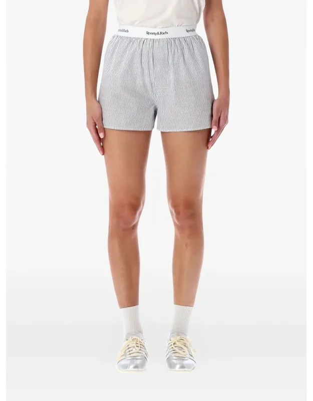 Yankees Serif Striped Shorts