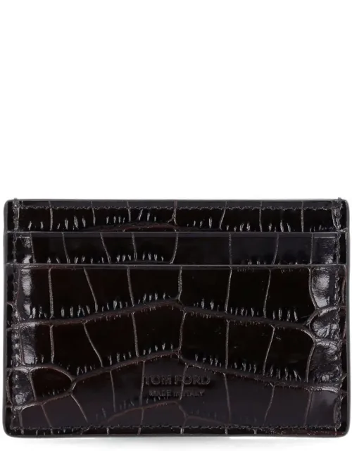 Crocodile Leather Cardholder