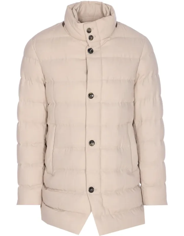 Single Breasted Down Jacket