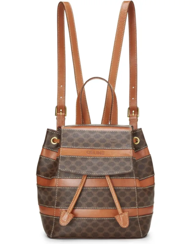 Coated Canvas Macadam Backpack