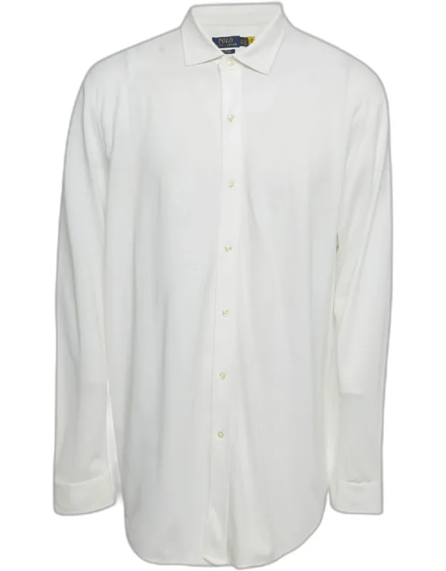 Knit Oxford Long Sleeve Shirt