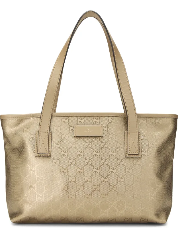 Gold Gg Imprime Supreme Tote