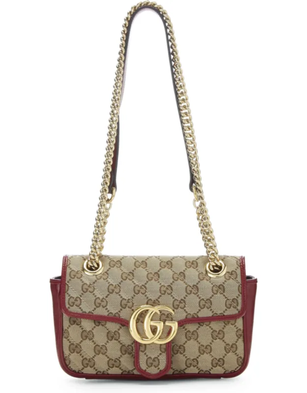 Original Gg Canvas Marmont Shoulder Bag Mini
