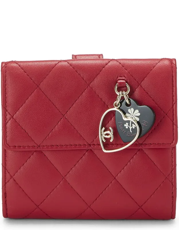 Quilted Lambskin Porte Bonheur Wallet