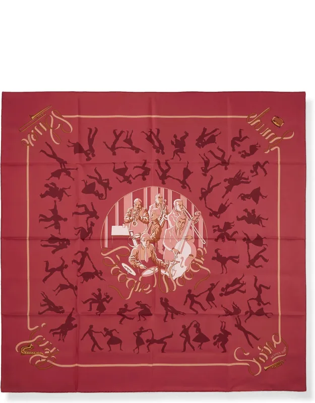 Boogie Woogie Silk Scarf