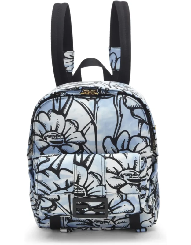 Nylon Printed Backpack