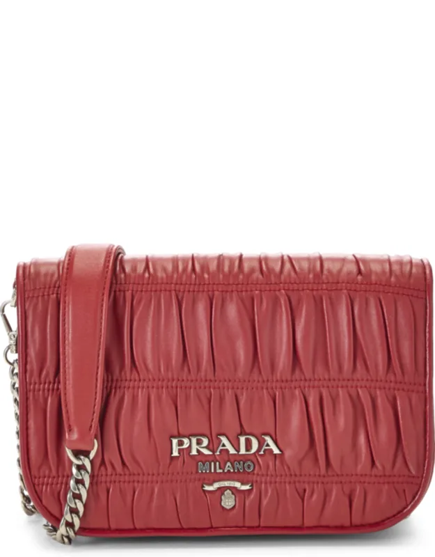 Nappa Gaufre Crossbody Bag