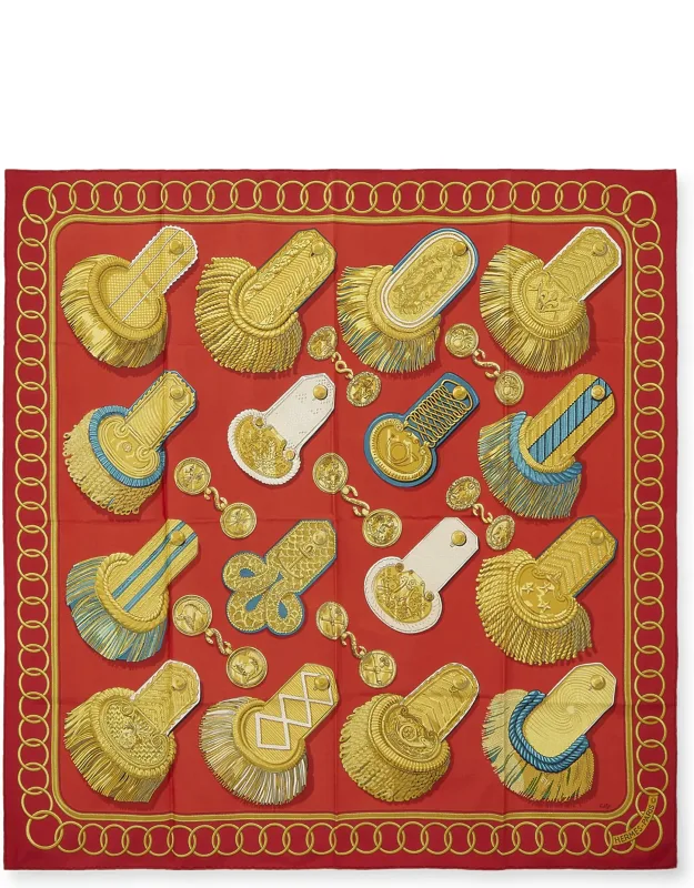 Epaulettes De Gala Silk Scarf