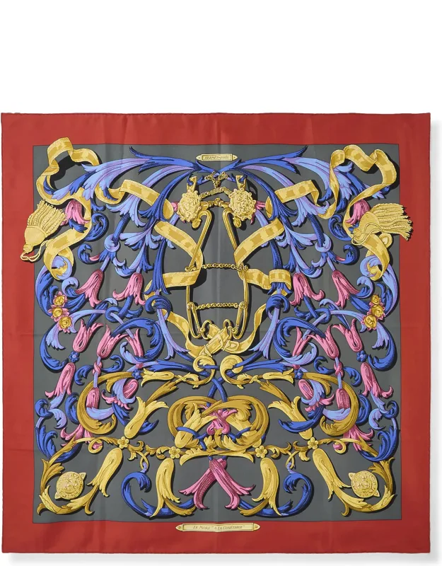 'le Mors A La Conetable Silk Scarf 90'