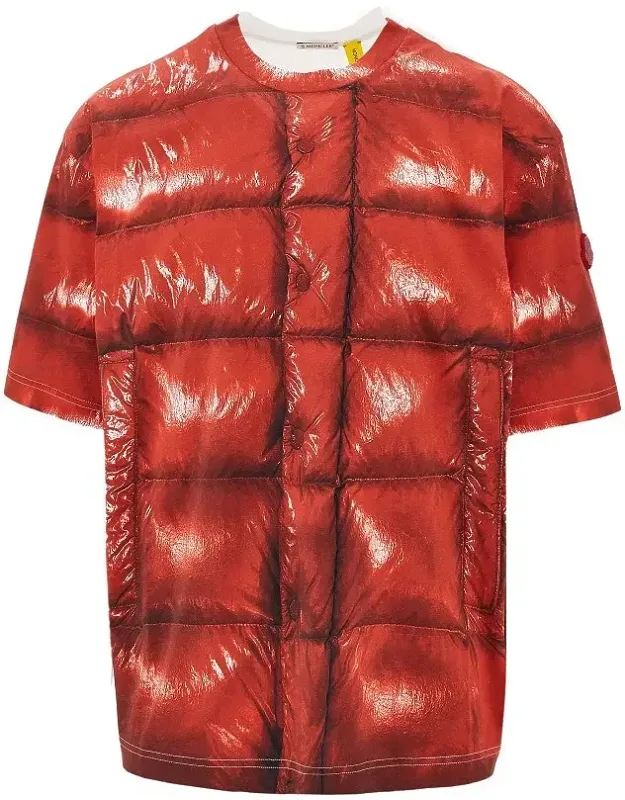 Genius X Asap Rocky Down Jacket Print T-shirt