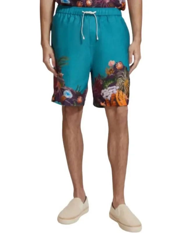 Seasonal Placement Printed Bermuda Shorts