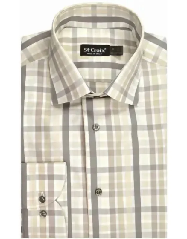 Tonal Plaid Shirt