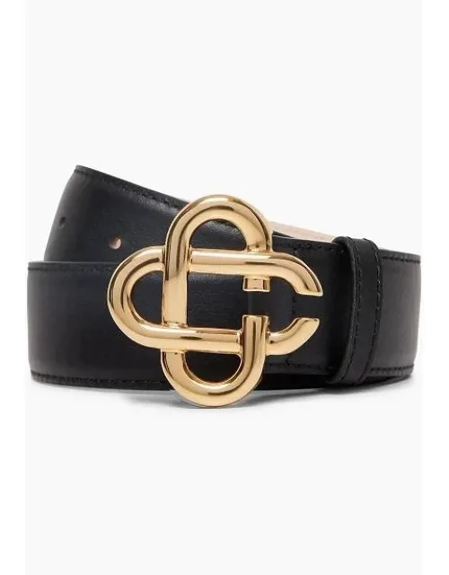 Cc Logo Leather Belt