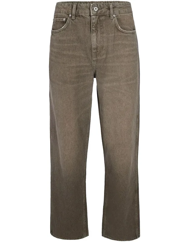 Jeans With Rewashed Effect