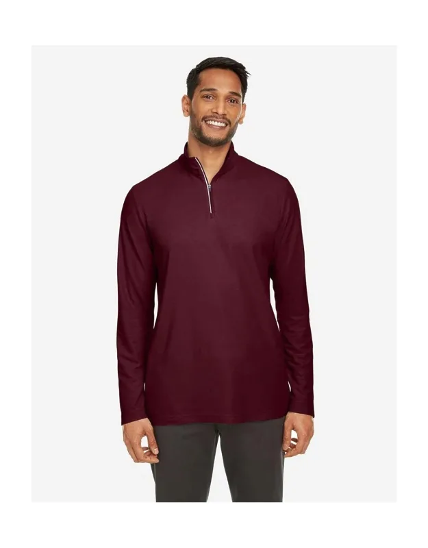 Fusion Chromasoft Pique Quarter-zip Pullover