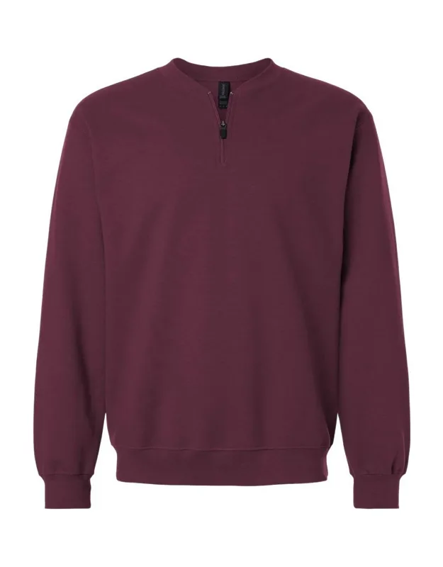 Softstyle Midweight 1/4 Zip Sweatshirt