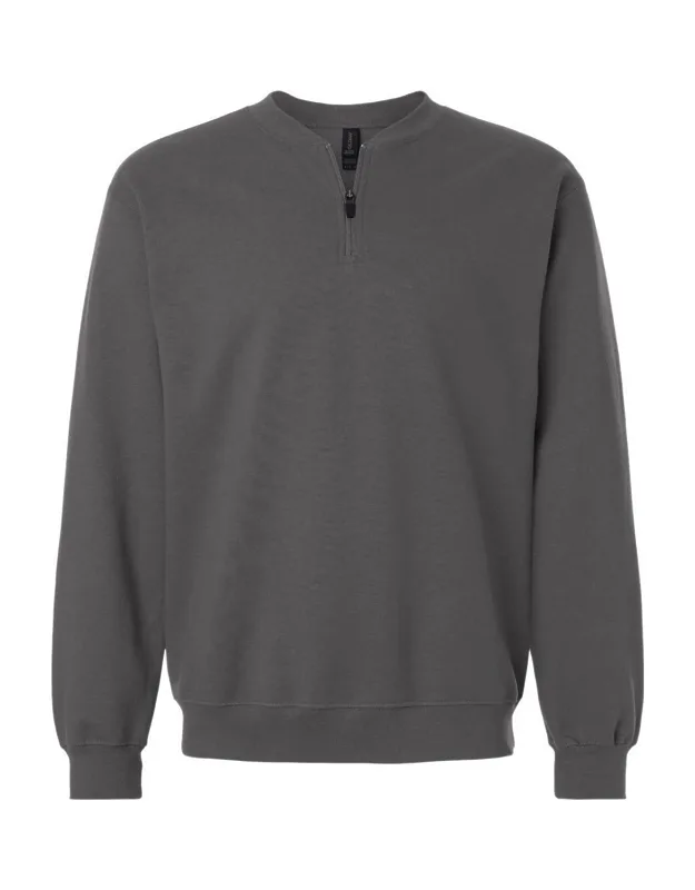 Softstyle Midweight 1/4 Zip Sweatshirt