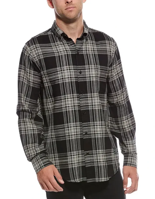 Textured Plaid Shirt