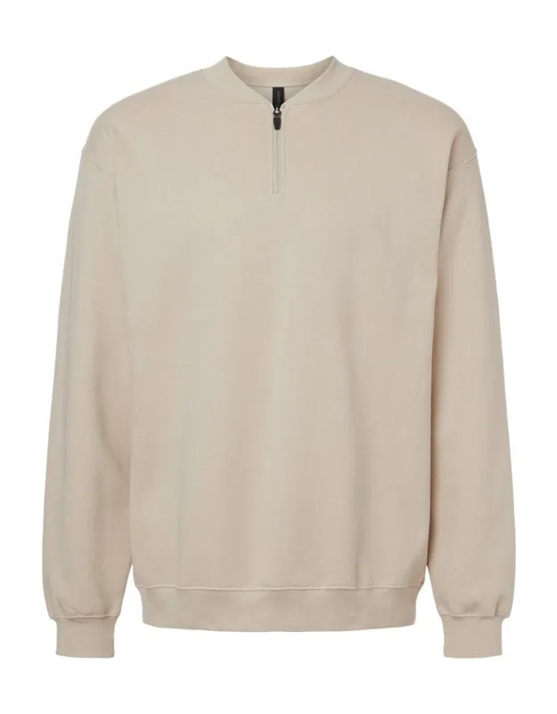 Softstyle Midweight 1/4 Zip Sweatshirt
