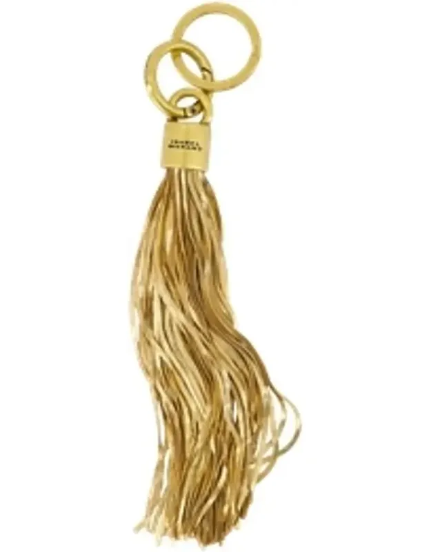 Tassel Chain Keychain With Engraved Cap